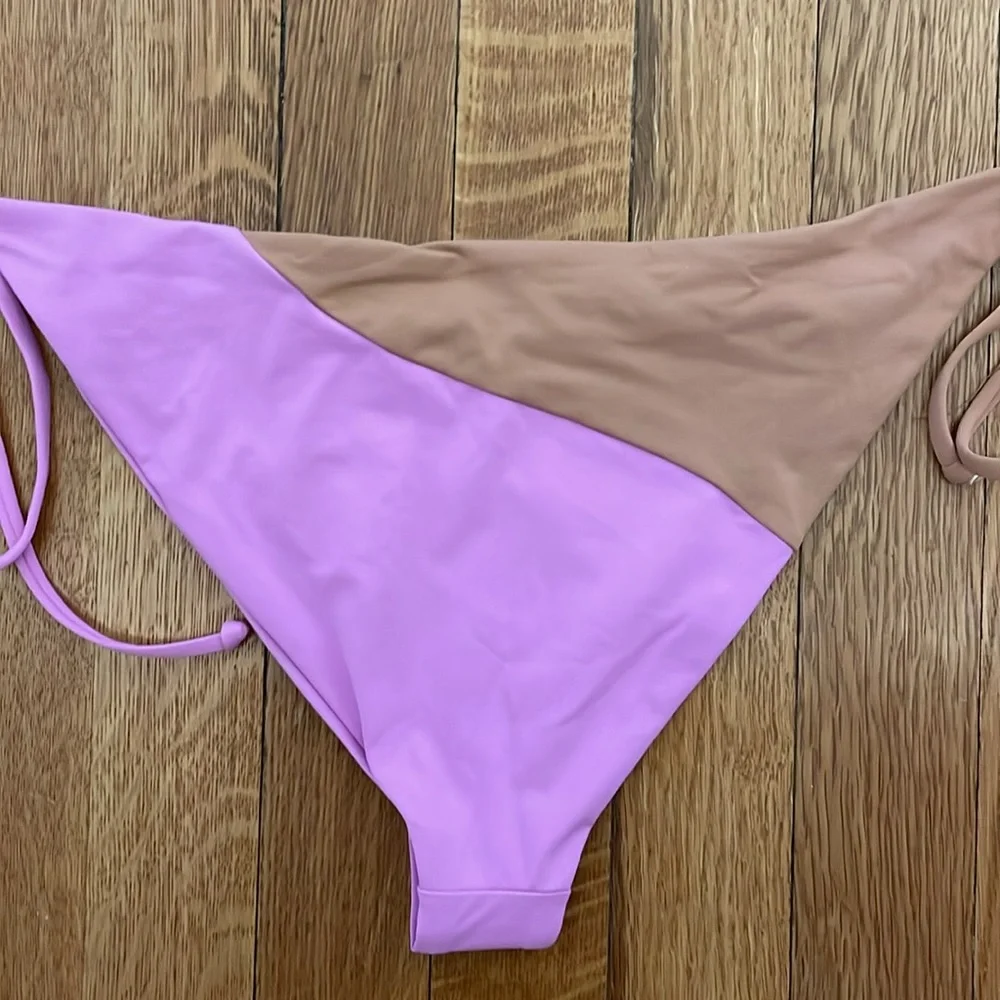 l*space Dani Bottom Classic Bikini Rosebud Putty‎ Colorblock XL